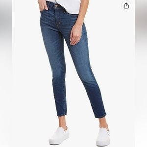 J. Crew High Rise Skinny in Medium Wash